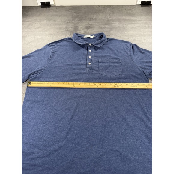 Southern‎ Proper Polo Shirt Mens Extra Large XL Blue Pocket Performance Cotton - Picture 7 of 9